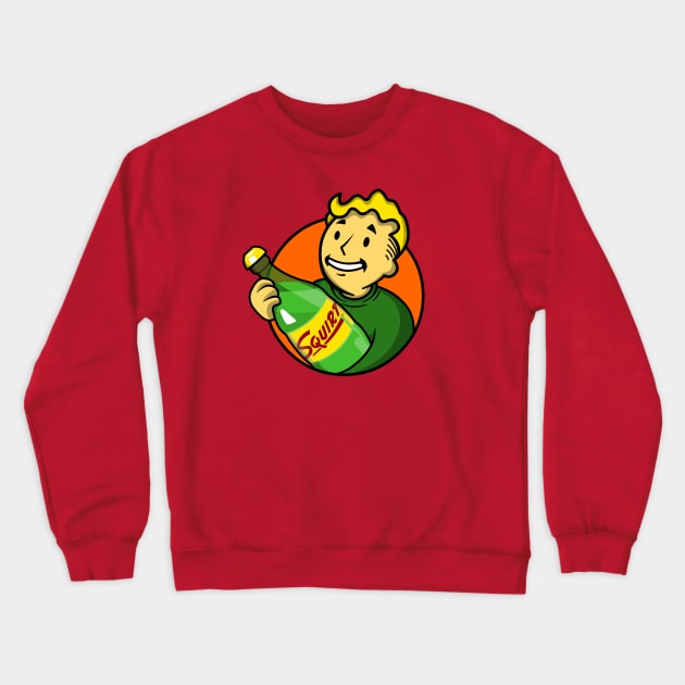 Soda Boy Crewneck Sweatshirt by AdmiralFlapPlak